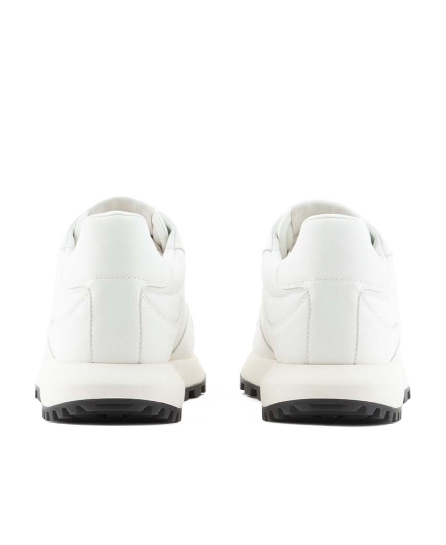Emporio Armani Men's Logo Low-top Sneakers In White