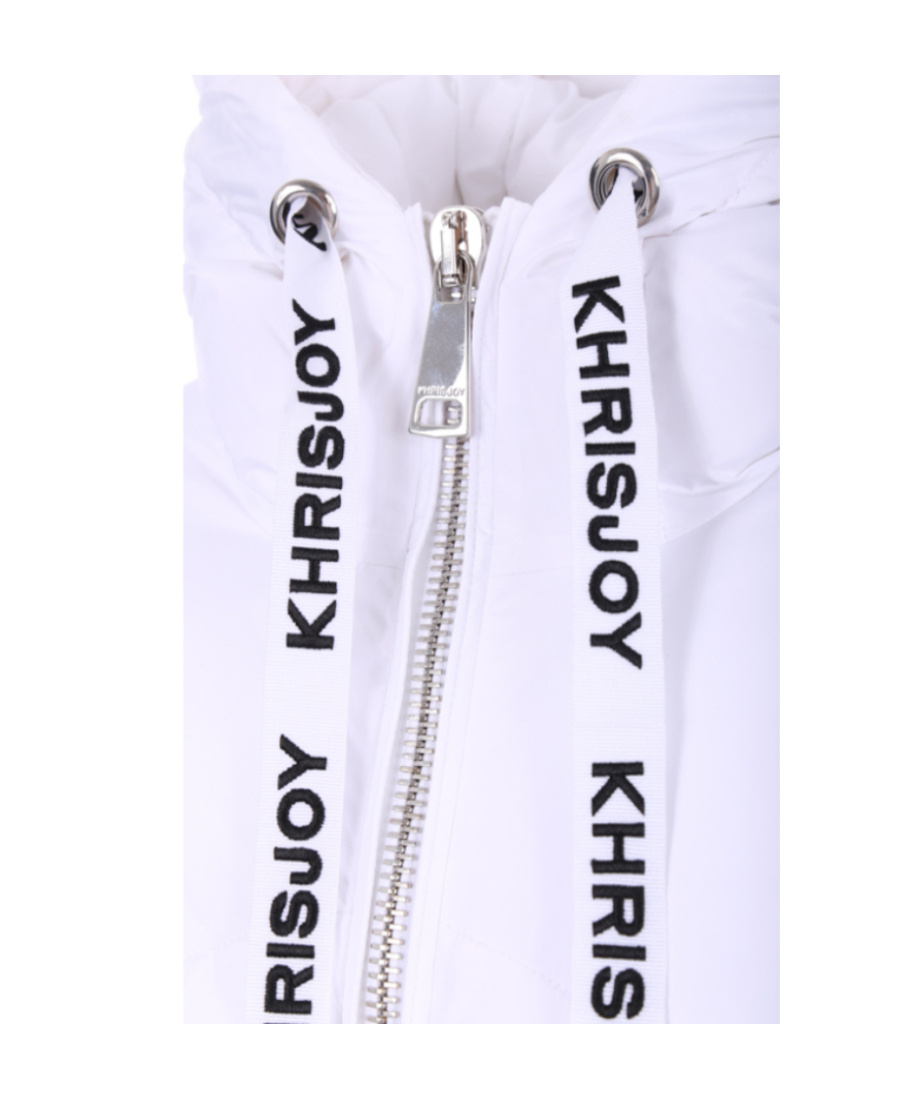 Khrisjoy Iconic Hooded Puffer Jacket In White