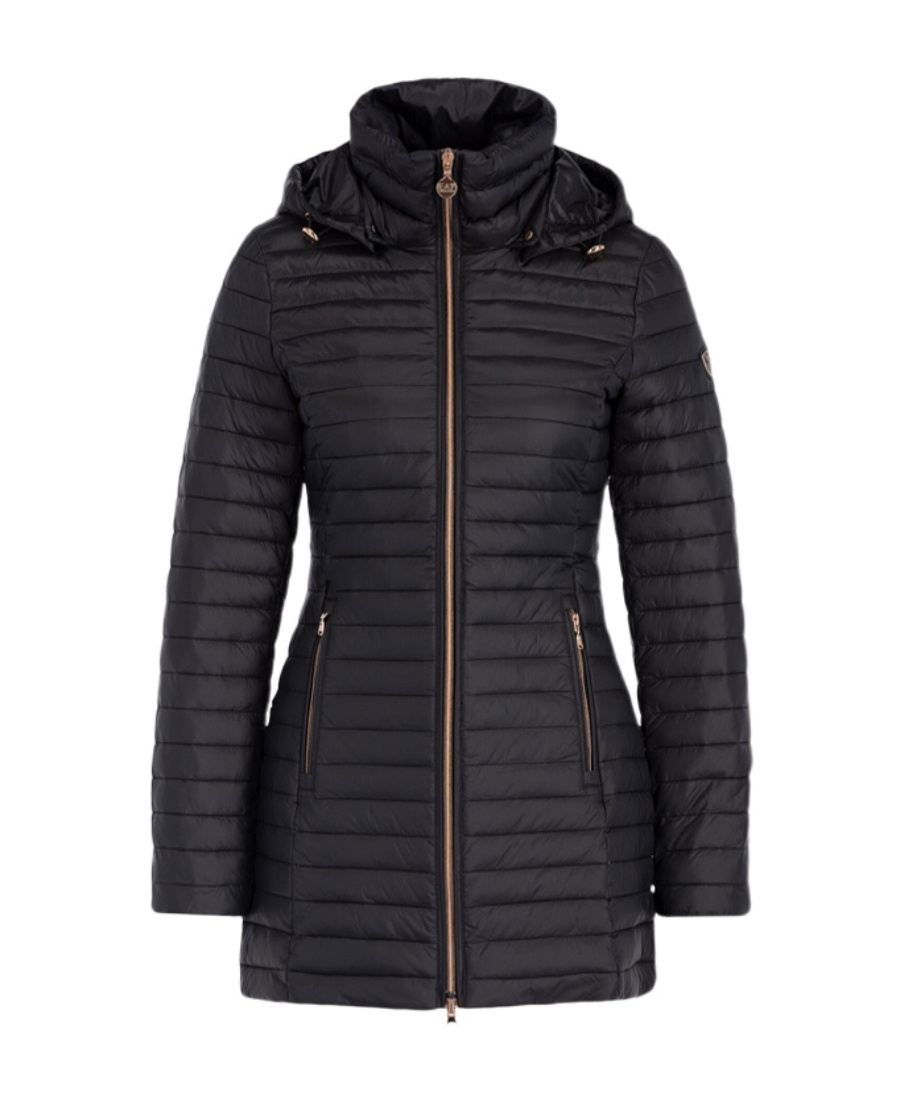 EA7 LOGO QUILTED DOWN JACKET 