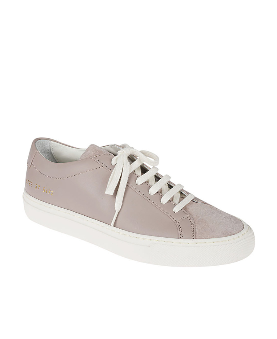 Common Projects Round-headed Low-top Casual Shoes In Nude