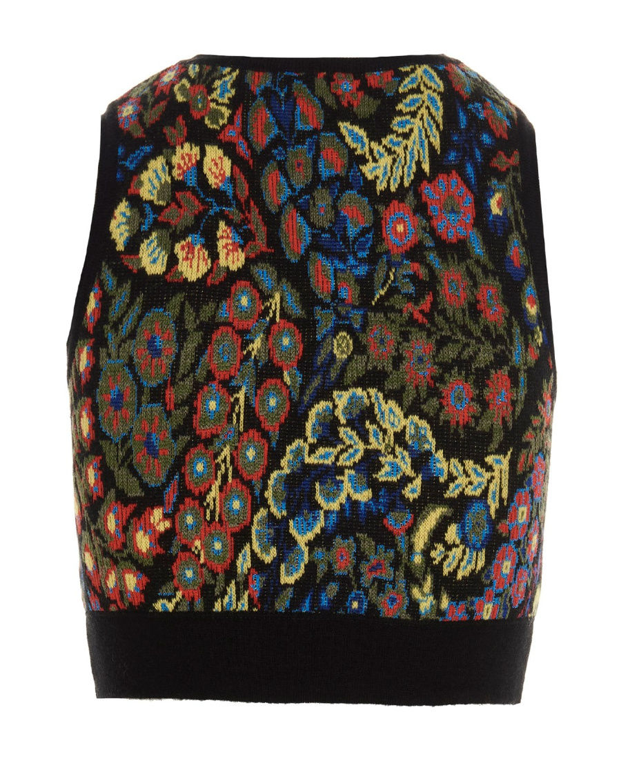 Etro Women's Jacquard Wool Blend Top And Leggings In Black
