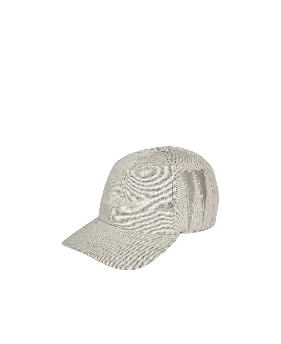 Rick Owens Drkshdw Logo Hat In White