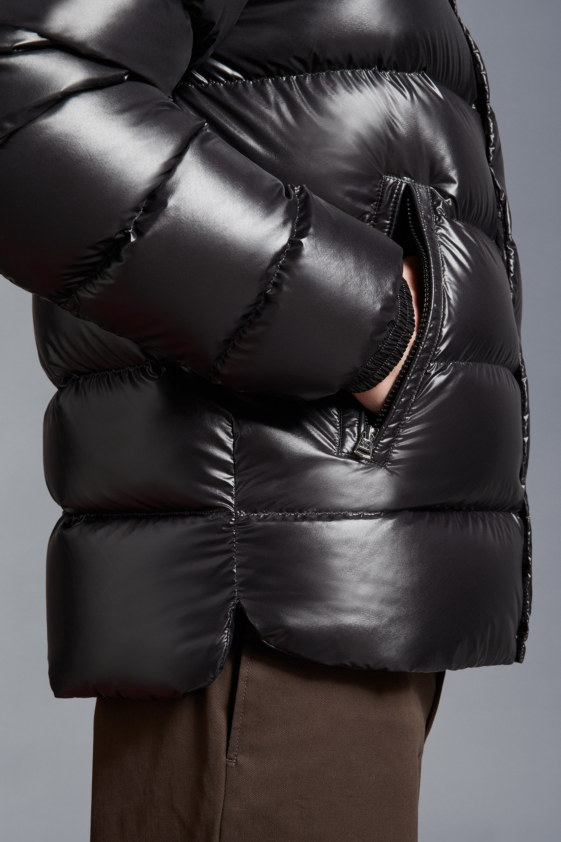 Shop Moncler Lule Puffer Jacket In Black