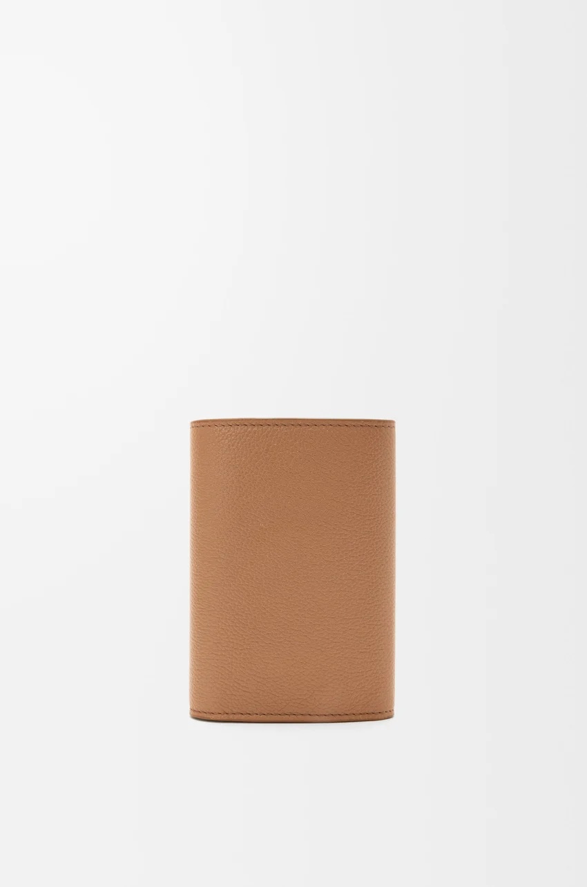 Loewe Small Vertical Wallet In Brown