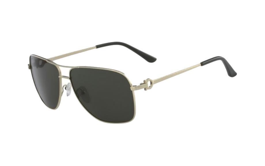 Ferragamo Logo Sunglasses In Black