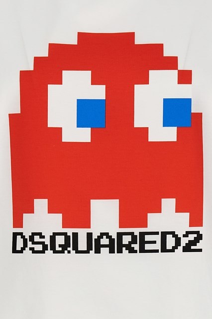 Dsquared2 Cartoon-print Cotton T-shirt In White