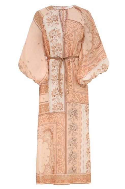 Zimmermann Lucky Tunic Dress In Multi
