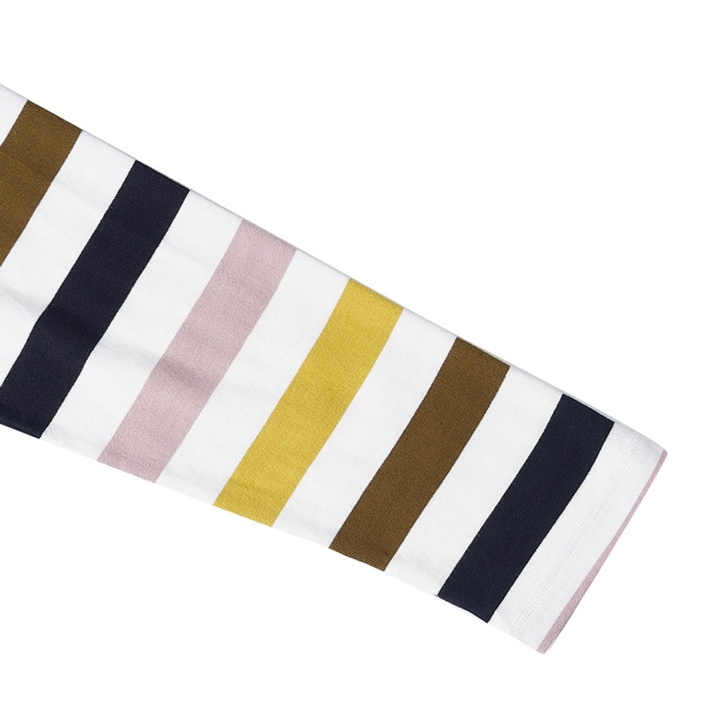 Barbour Long Sleeved Striped T-shirt In White