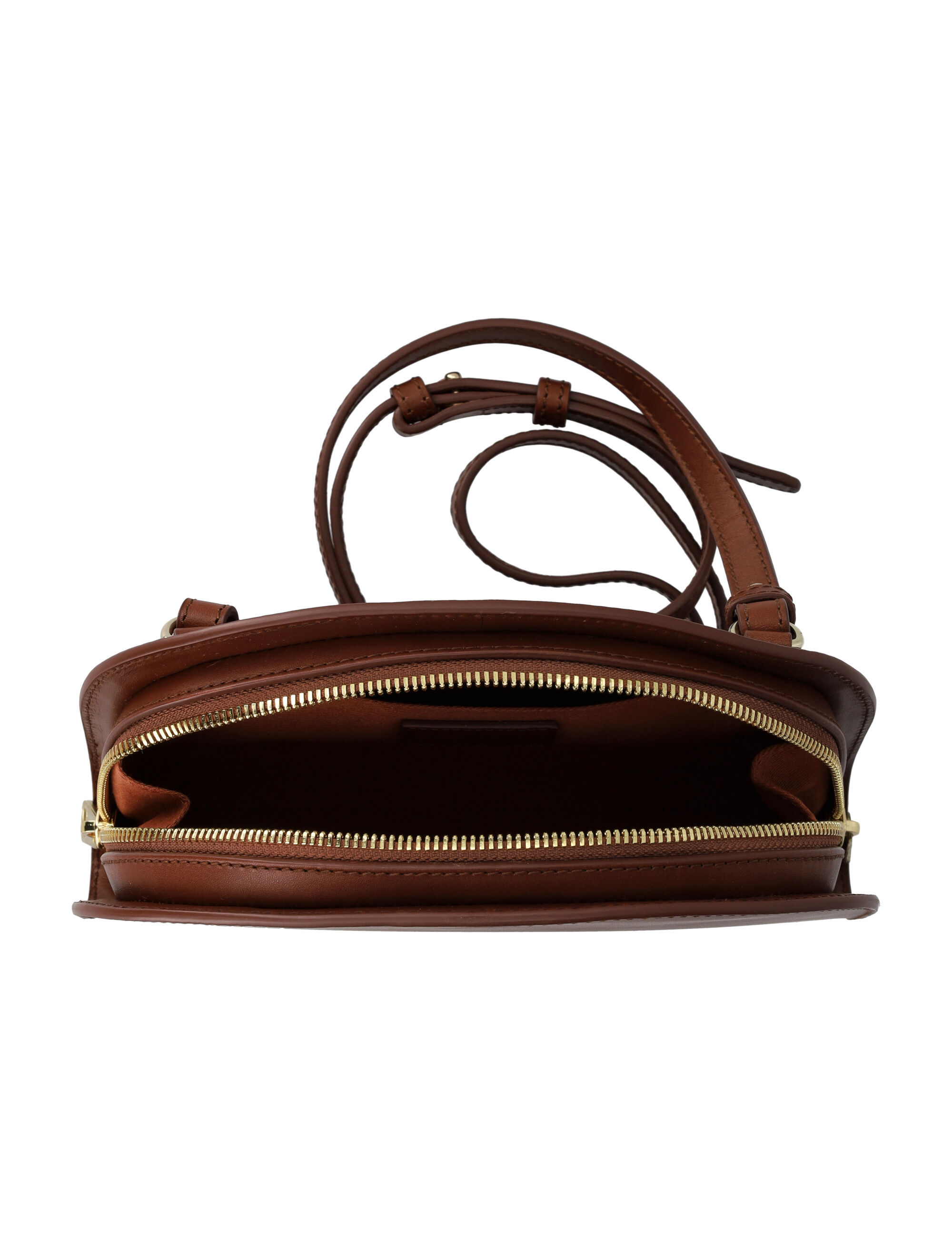 Apc Demi-lune Crossbody Bag In Brown