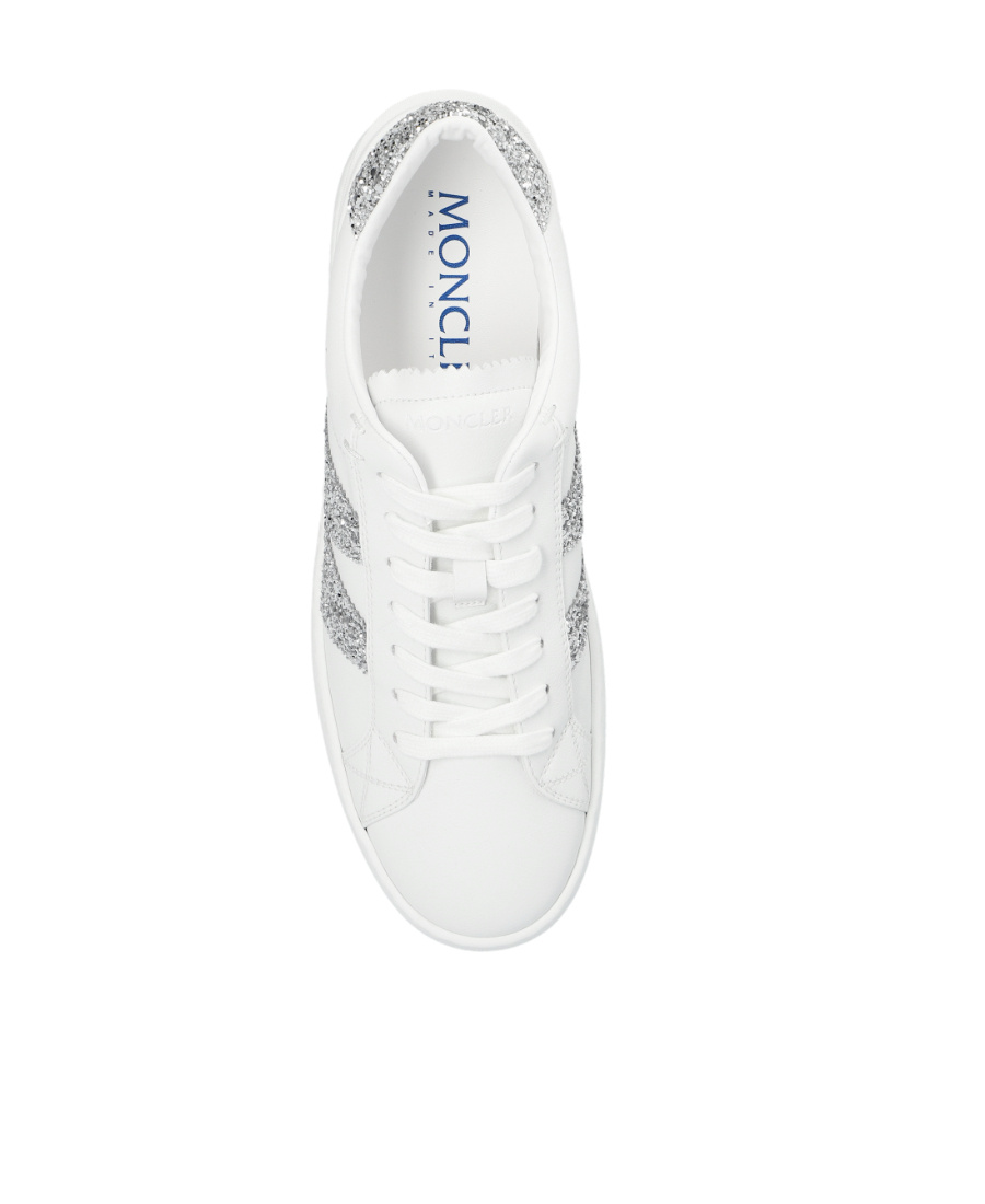 Moncler Monaco Bicolor Low-top Sneakers In White