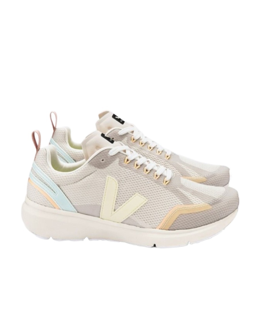 Veja Woman Sneakers Off White Size 5 Textile Fibers In Nude