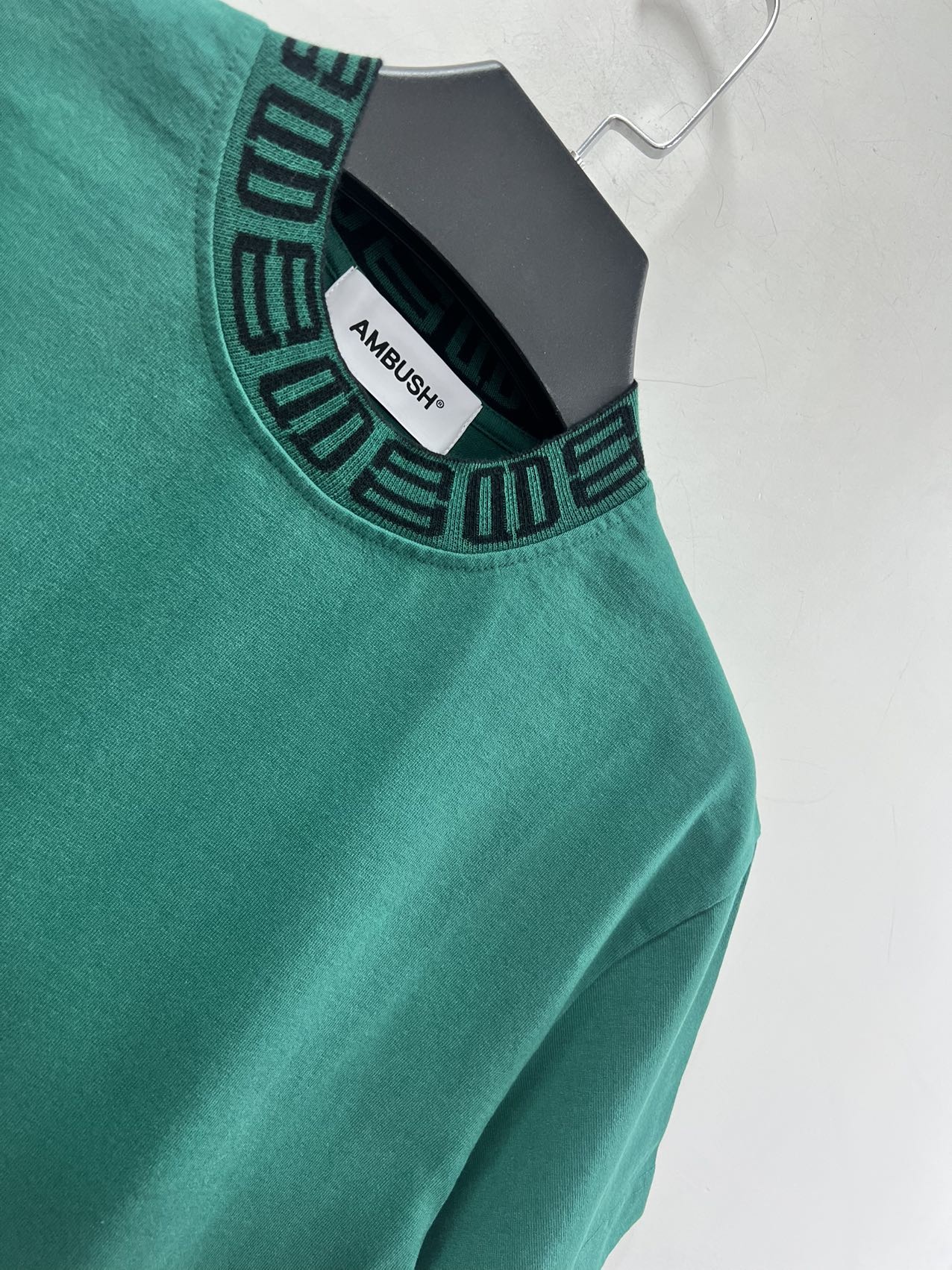 Ambush T-shirt With Round Neck And Short Sleeves In Green