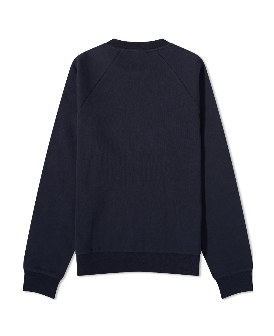 Apc Shaun Tartan-logo Sweatshirt In Black
