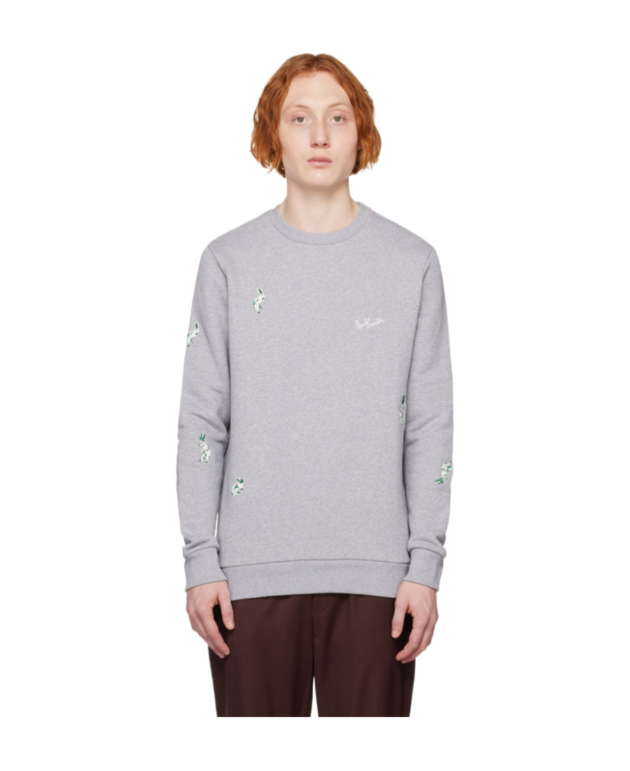 PAUL SMITH LOGO-EMBROIDERED SWEATSHIRT
