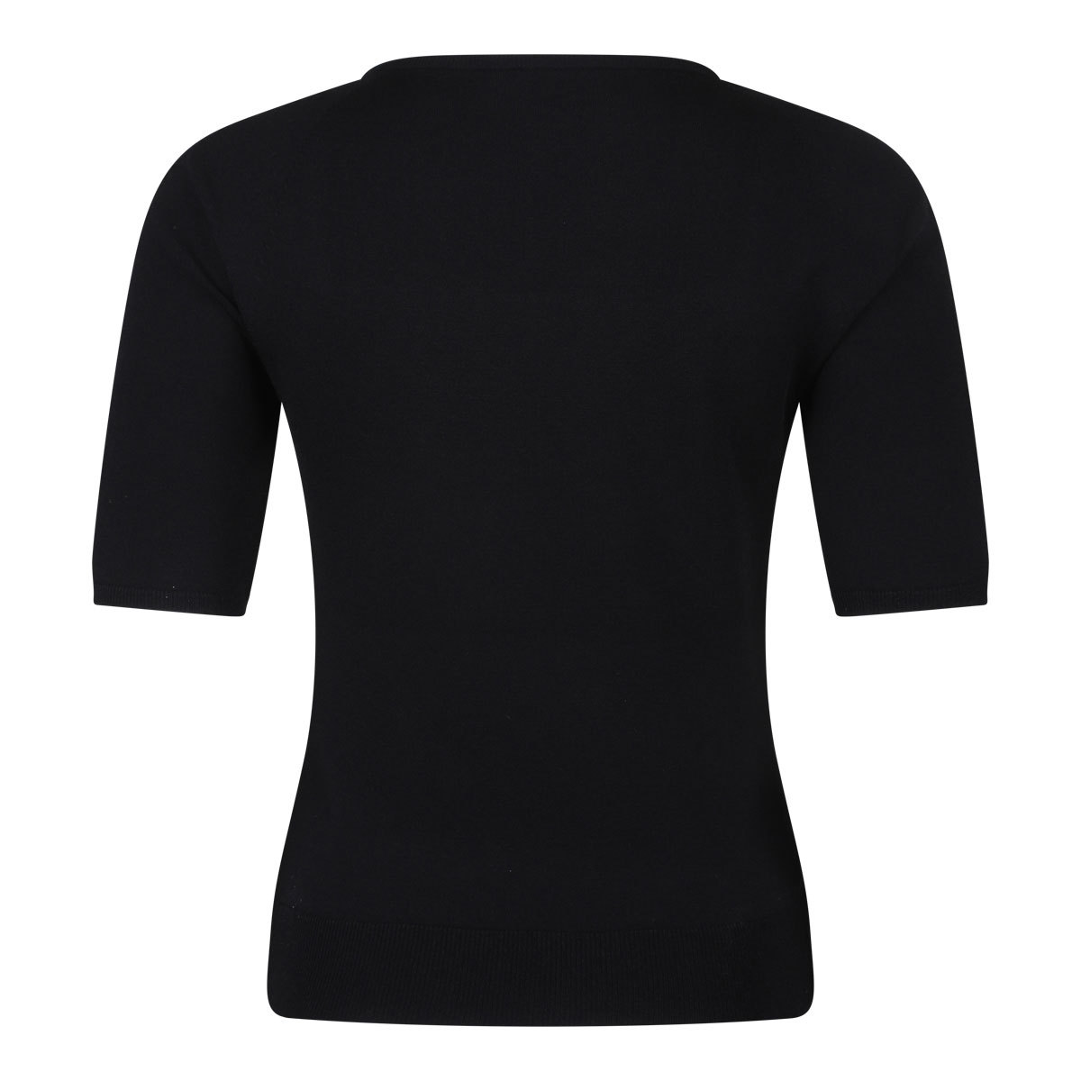 Alexander Mcqueen Fine-knit T-shirt In Black