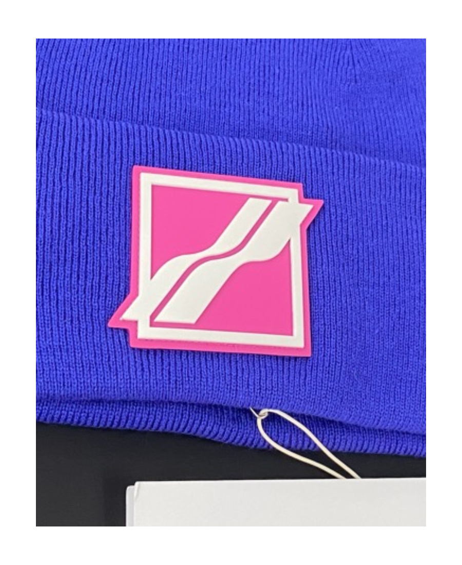 We11 Done Logo Details Pullover Hat In Blue