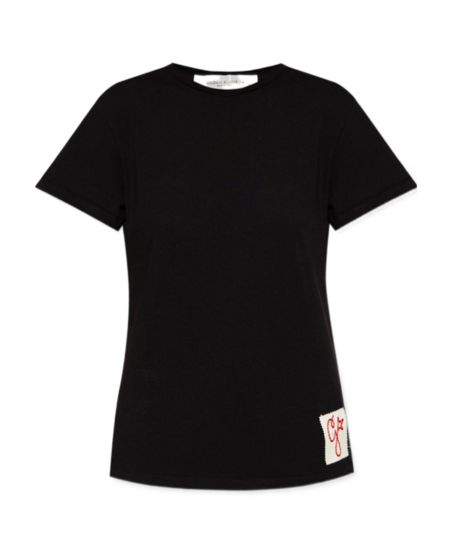 Golden Goose Doris Crew Neck T-shirt In Black