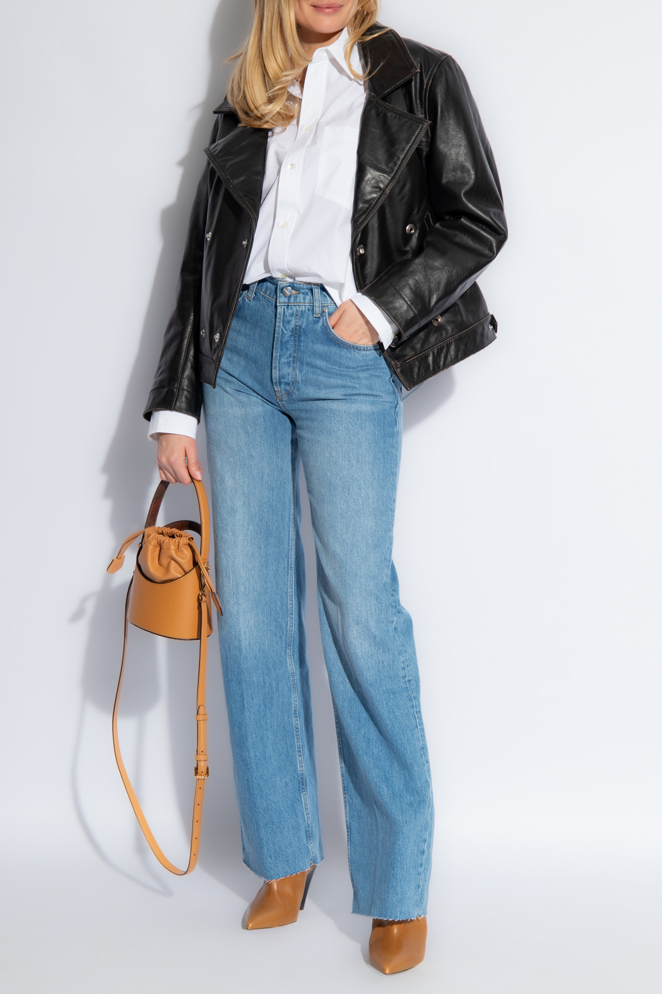 ANINE BING HUGH WIDE-LEG JEANS