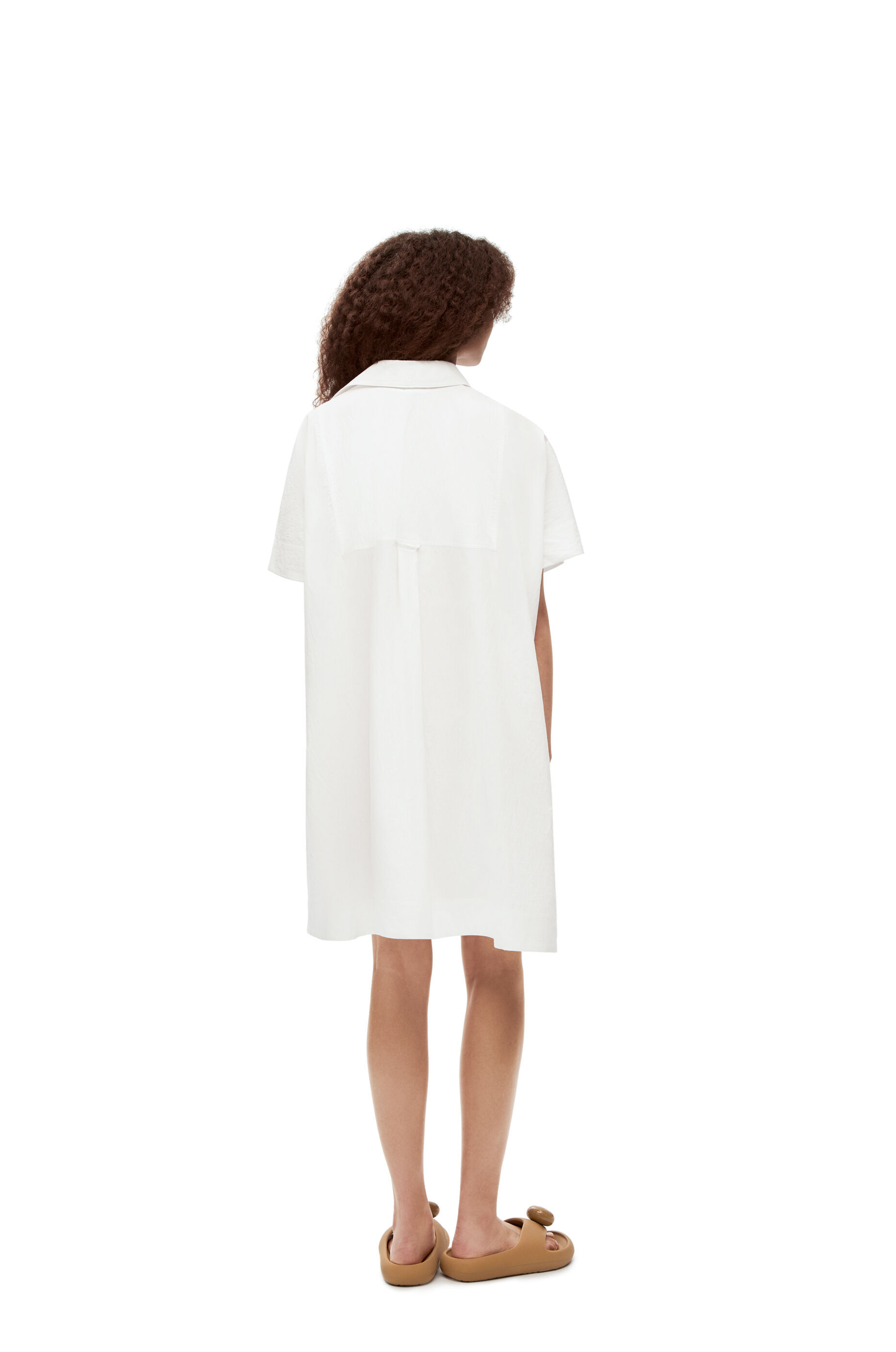 Loewe Anagram Tunic Dress In Cotton