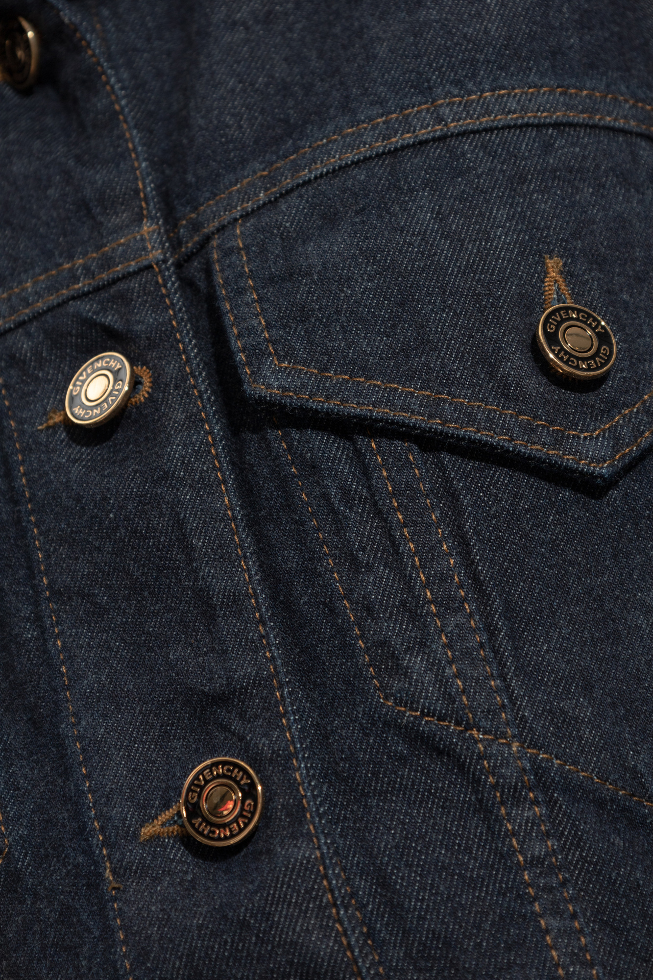 Givenchy Cocoon-sleeve Waisted Denim Jacket