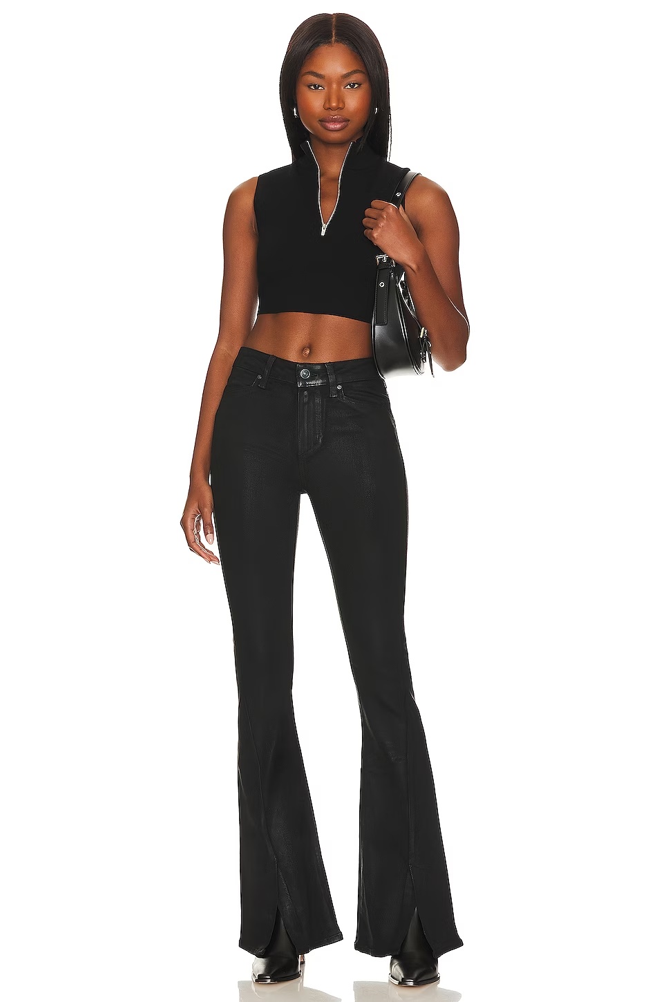 PAIGE LOU LOU HORN DENIM TROUSERS