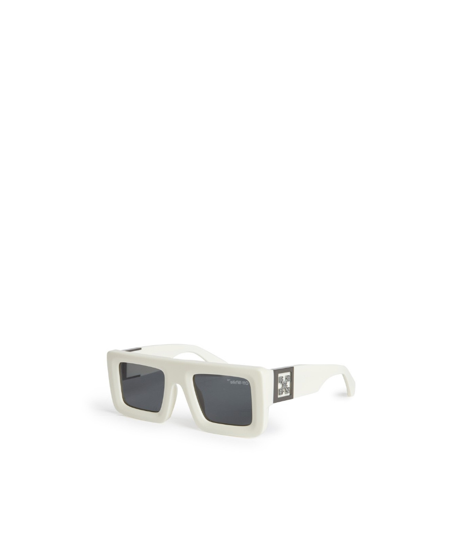 Off-white Logo Sunglasses In White