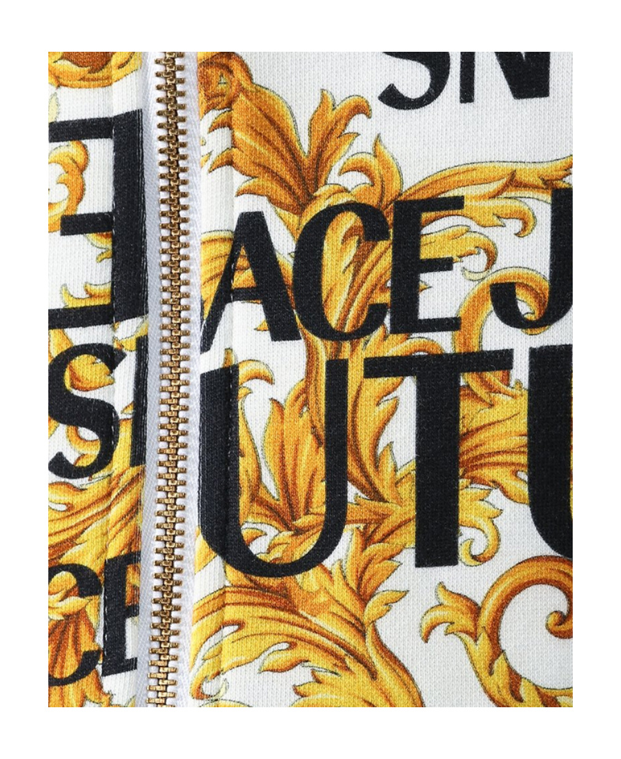 Versace Jeans Baroque Printed Leisure Jacket In Multicolor