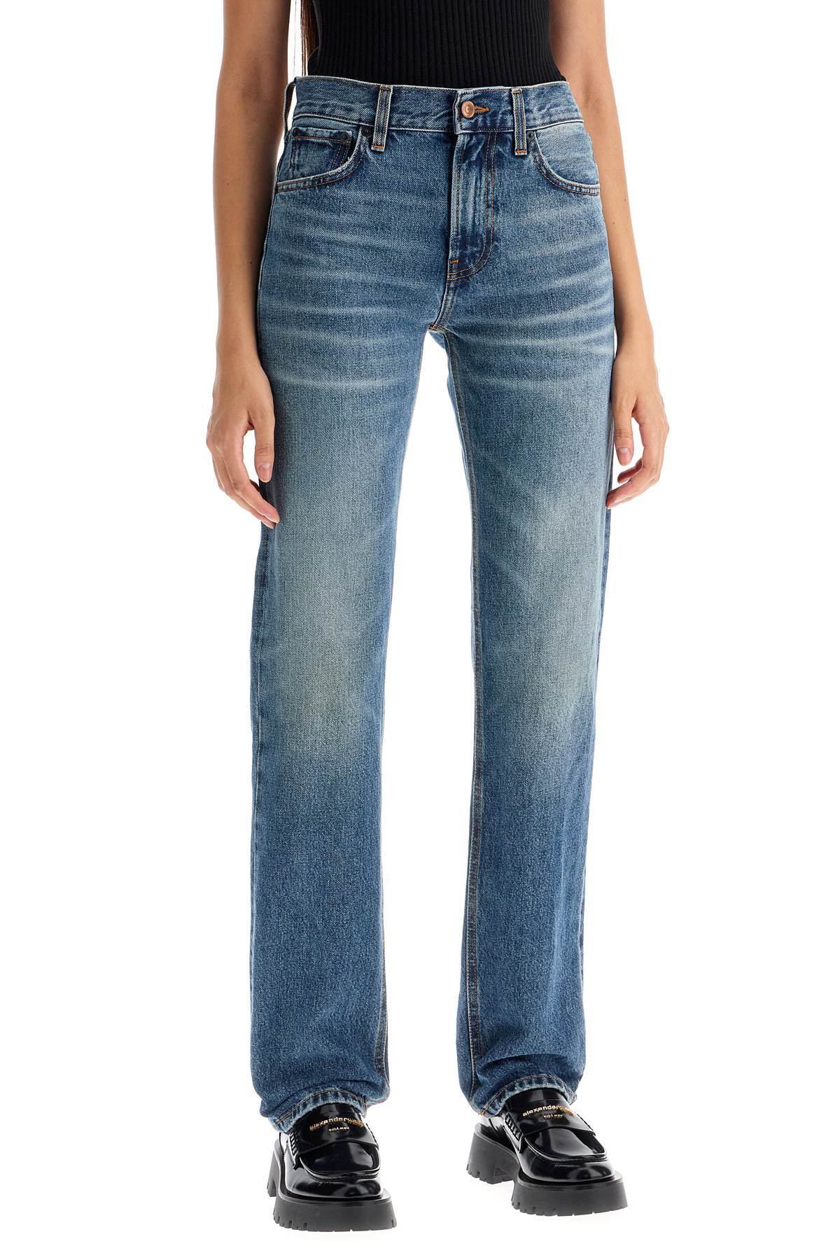 Haikure Cleo Mid-rise Slim Jeans In Blue