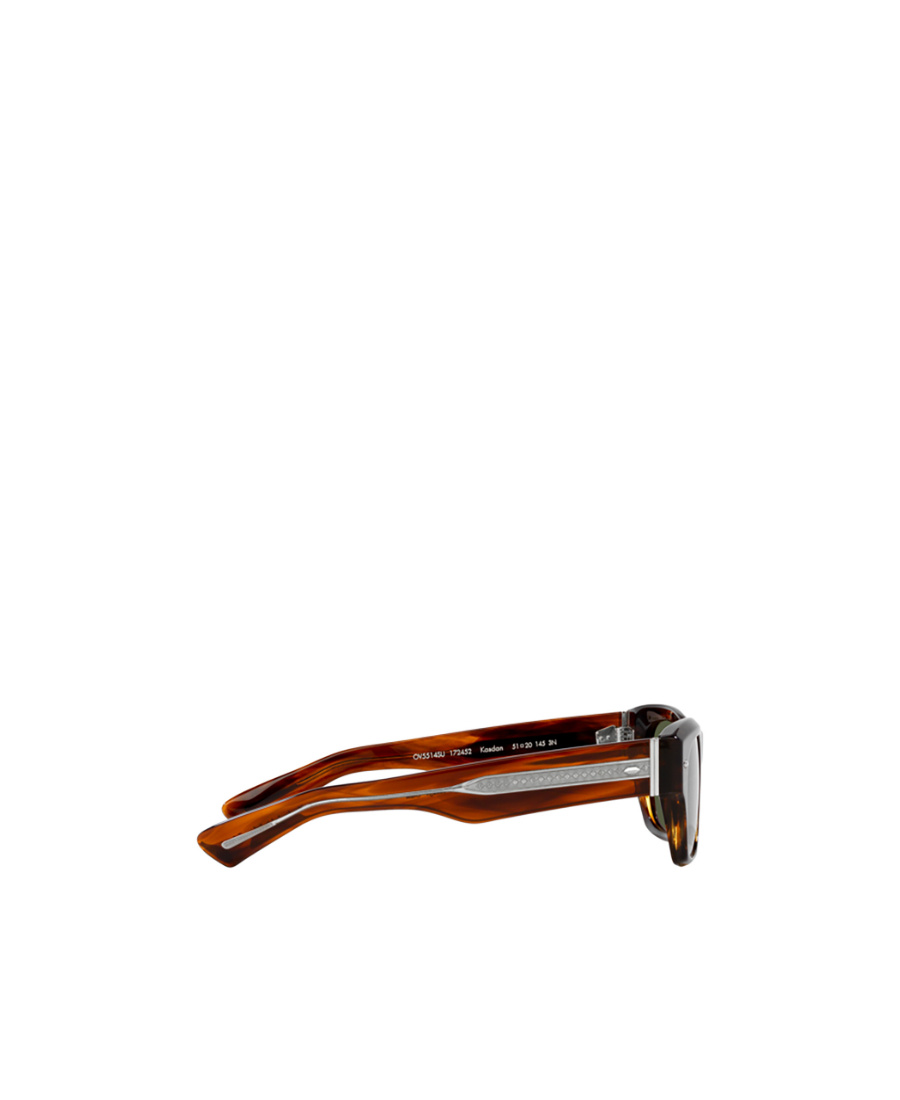 Oliver Peoples Tortoiseshell-effect Rectangle-frame Sunglasses