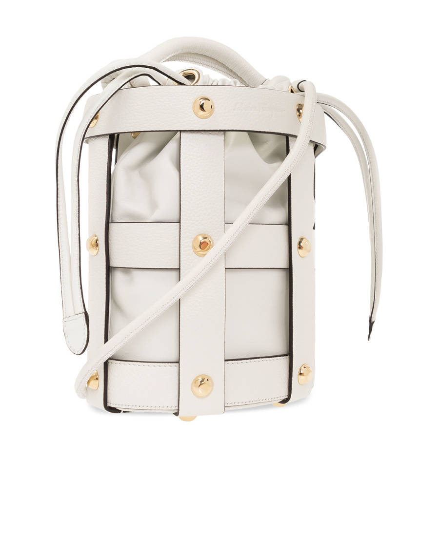 Ferragamo Salvatore Handbags In White