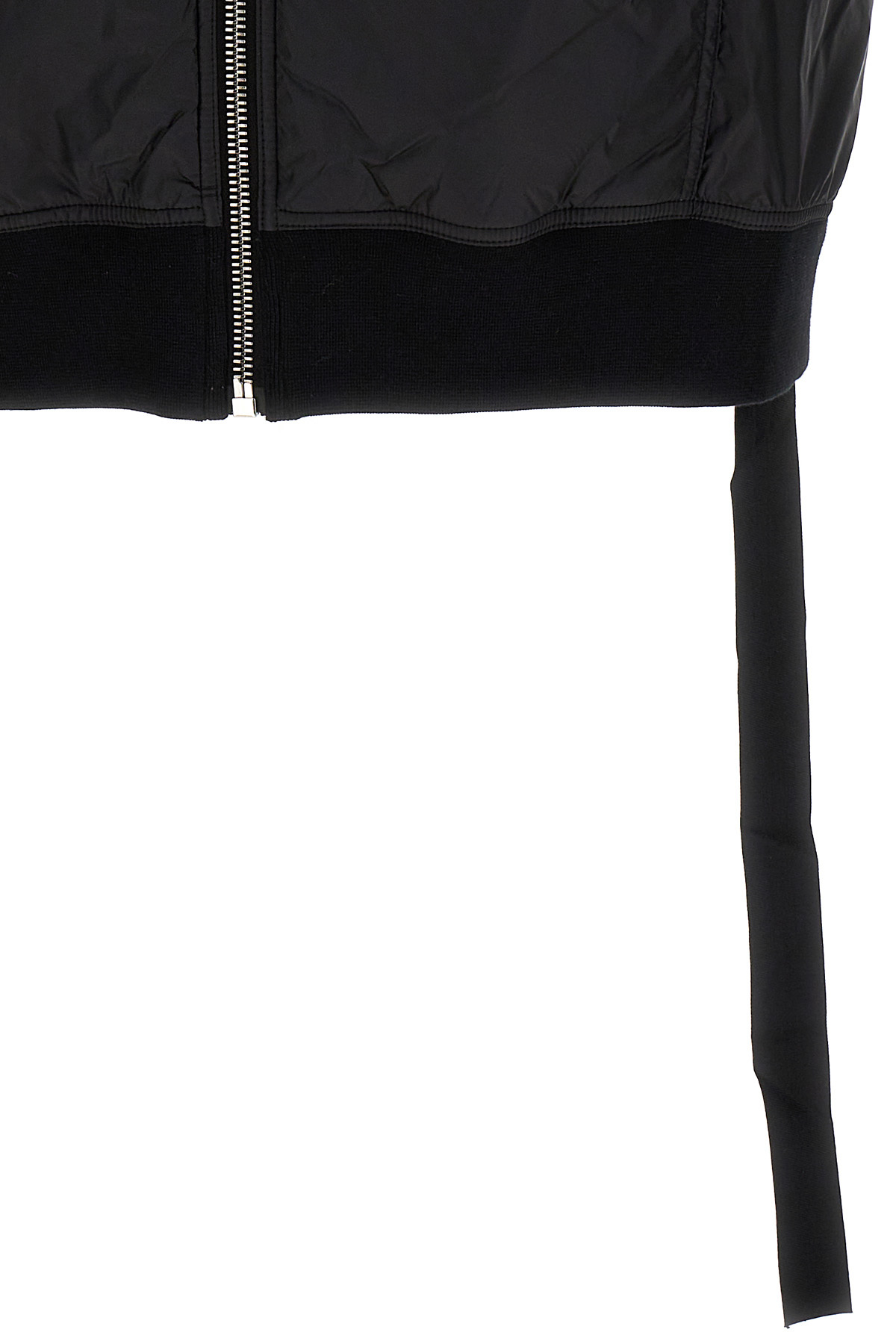 Rick Owens Drkshdw Pouch-pocket Zip-up Hoodie In Black