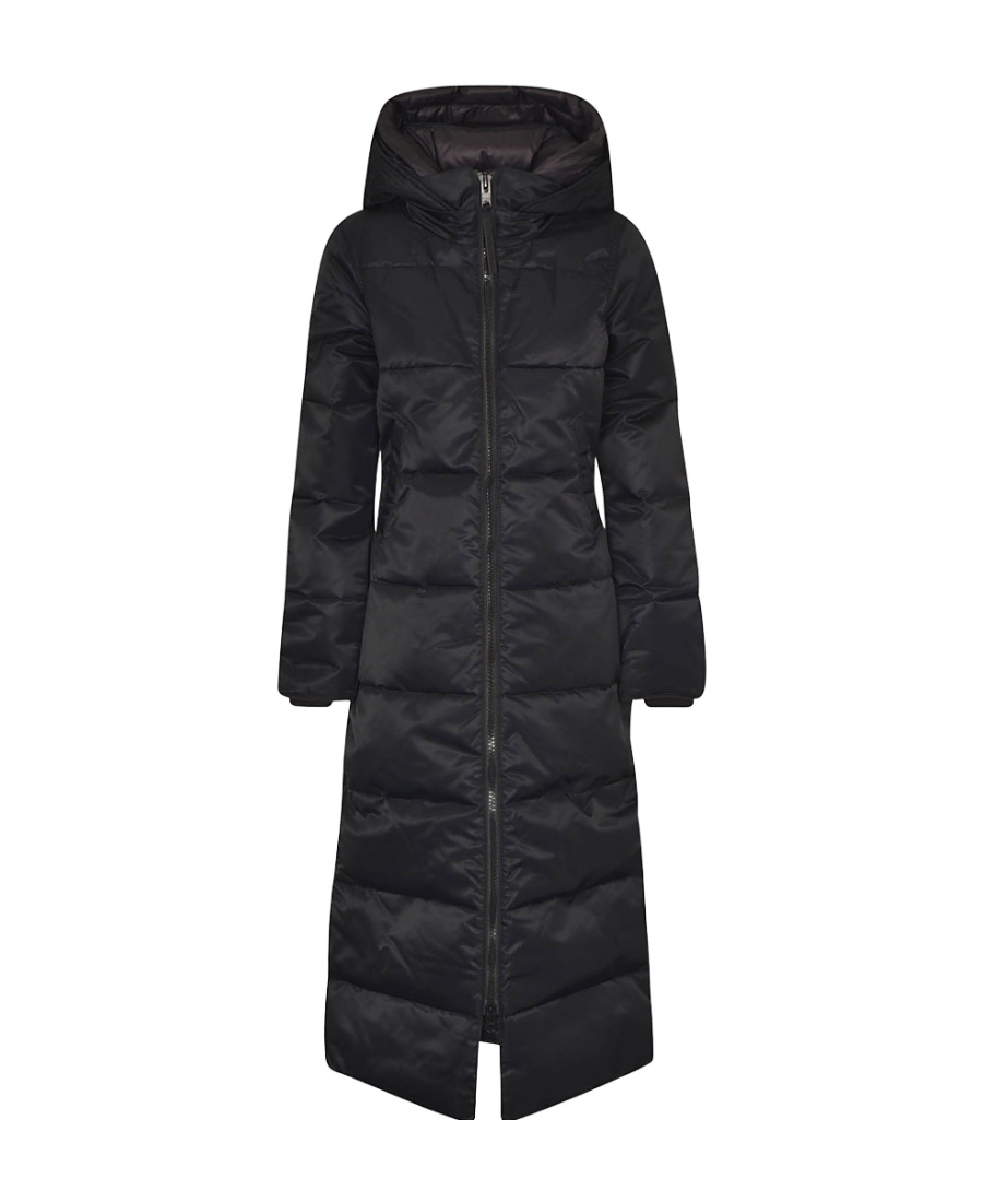 Canada Goose Mystique Padded Parka Coat In Black