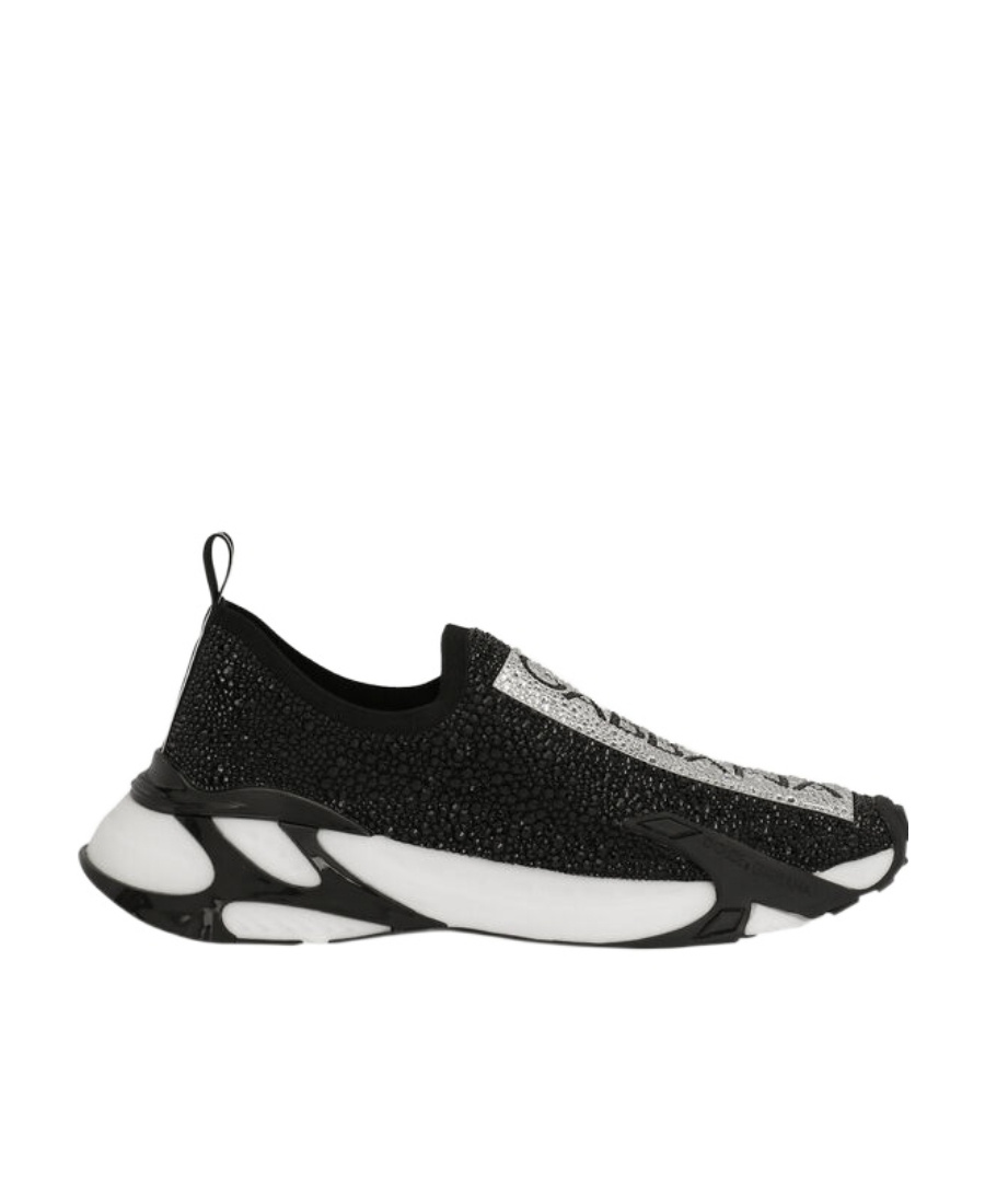 Dolce & Gabbana Sorrento Slip-on Sneakers In Black