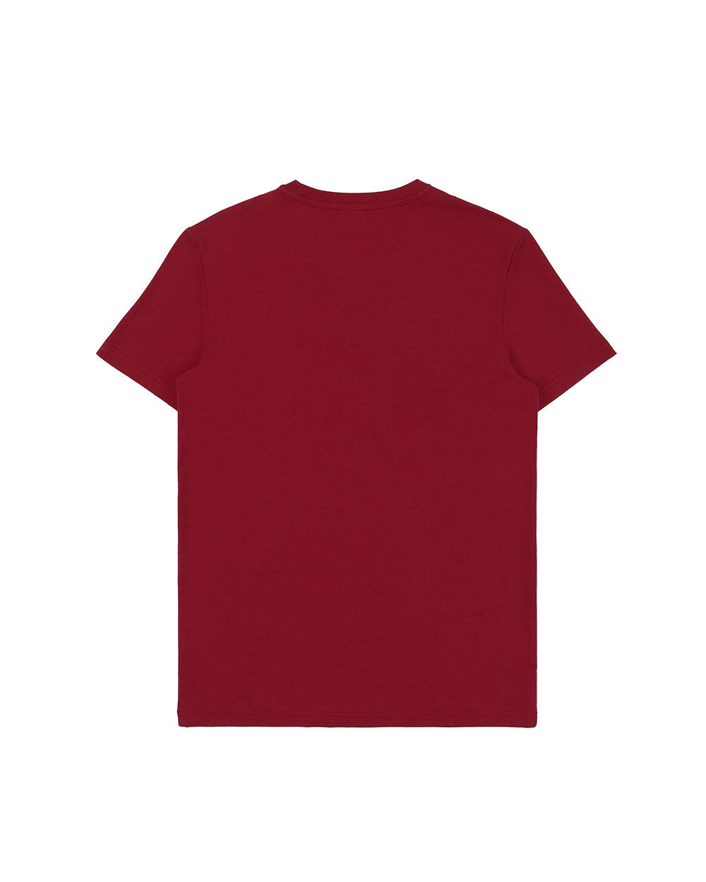 Ea7 Round Collar Logo T-shirt In Red