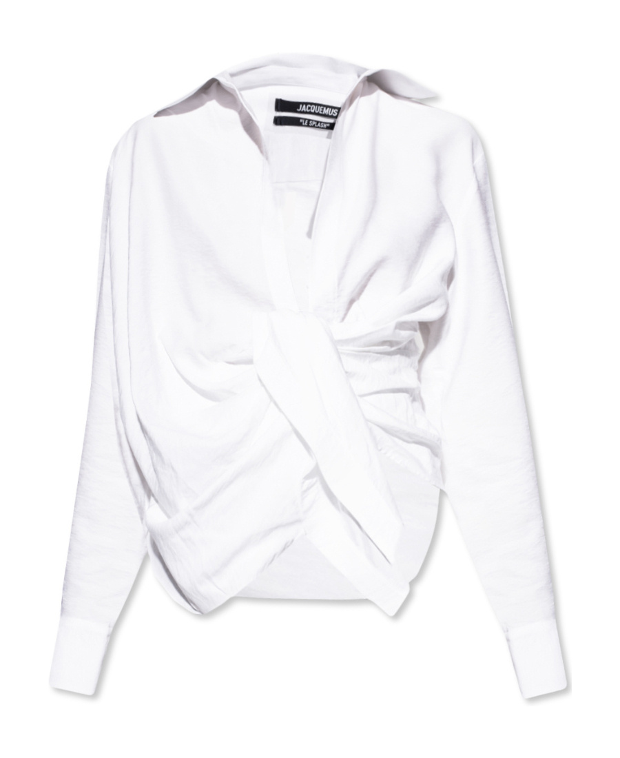 Jacquemus Women La Chemise Bahia Shirt In White