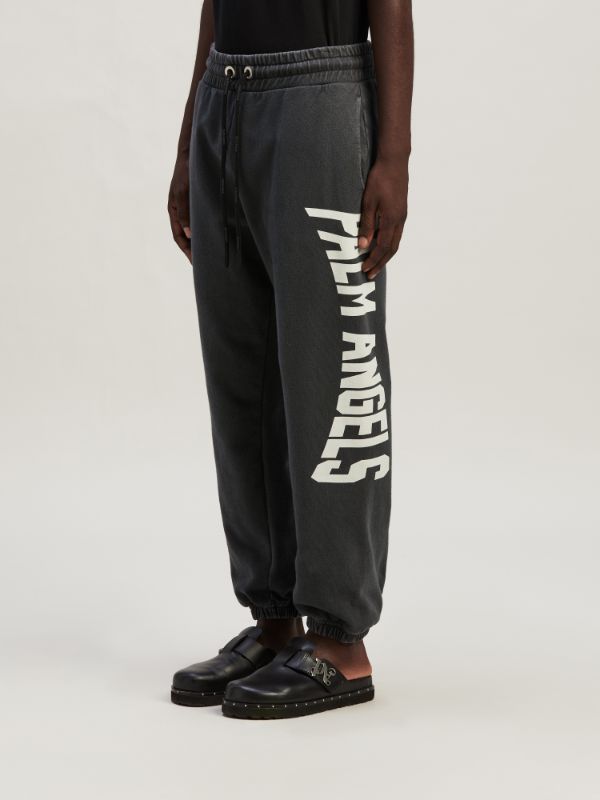 Palm Angels Pantaloni Sportivi Con Stampa In Black