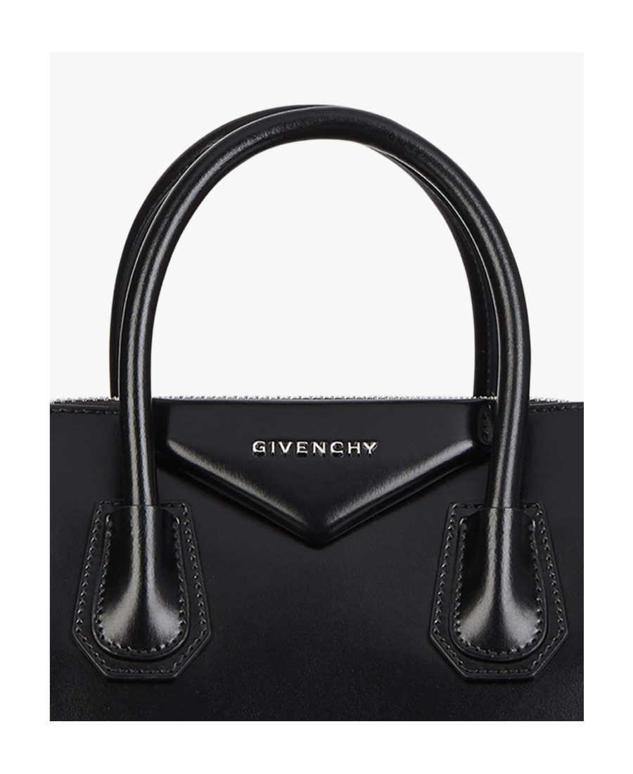 Givenchy Calf Leather Antigona Small Bag Handbag In Black