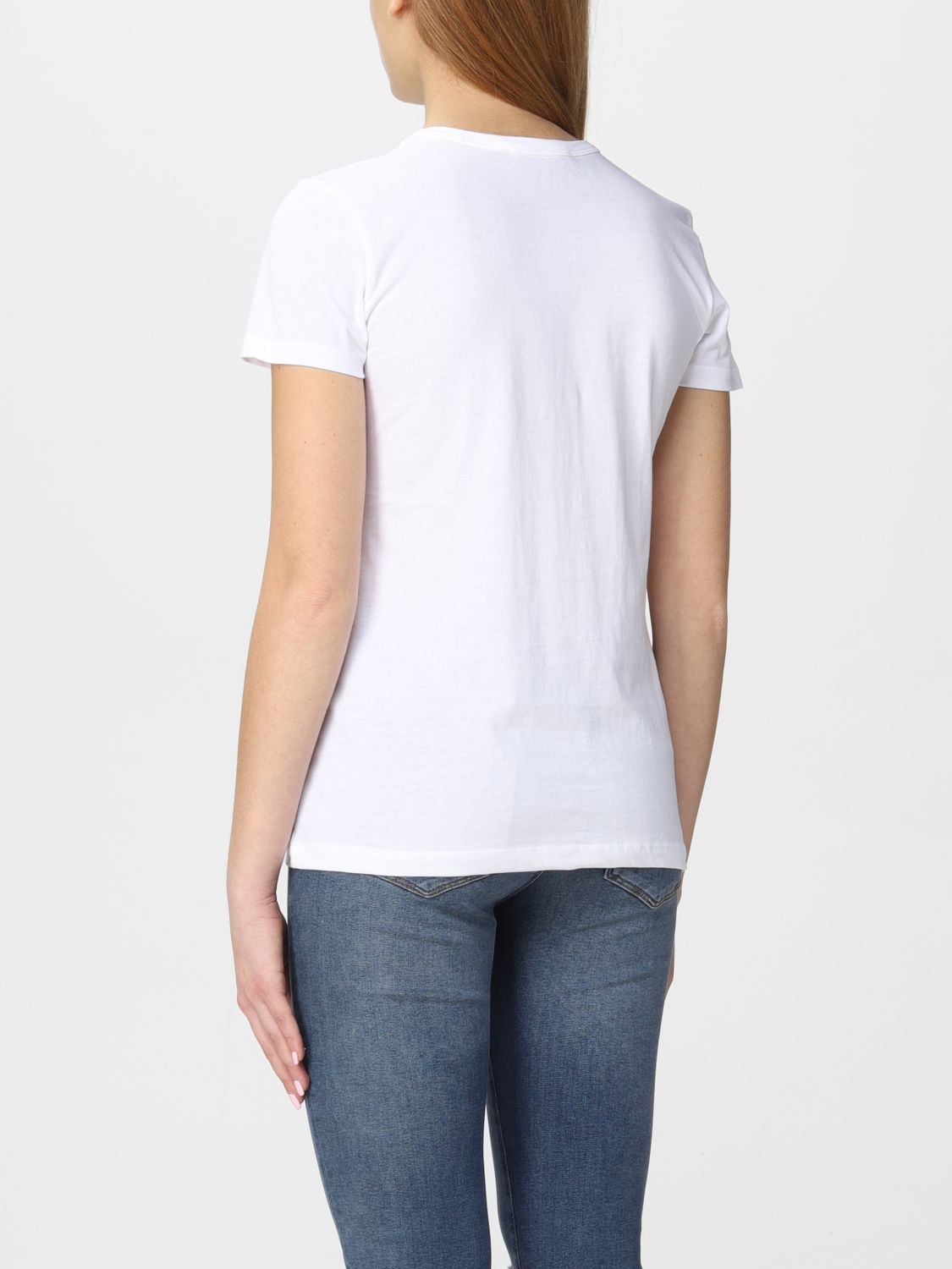Moschino Logo Short-sleeved T-shirt In White