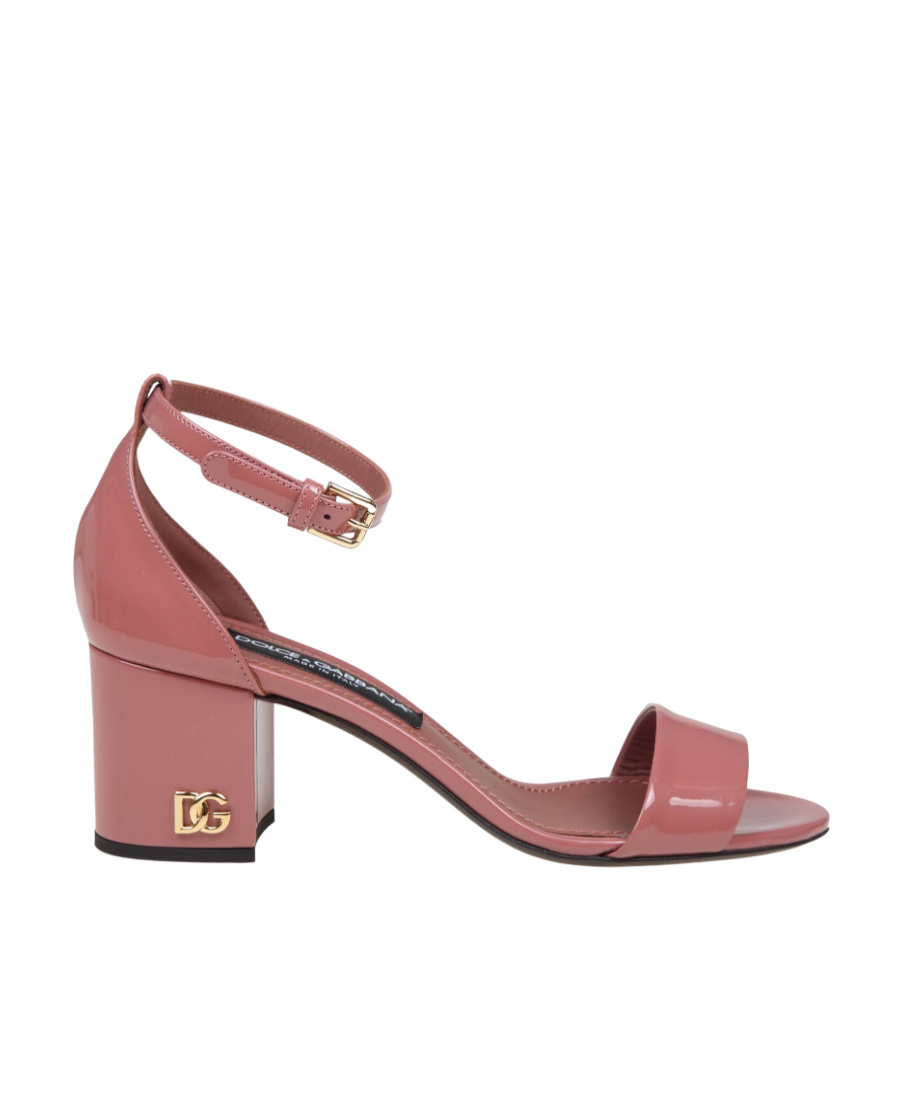 Dolce & Gabbana Keira 60 Patent Leather Sandals In Pink