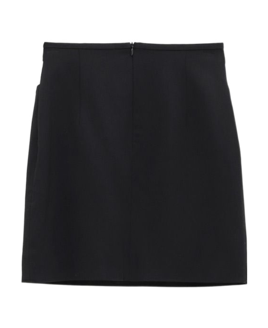 Coperni Trompe L'oeil Pocket Fitted Mini Skirt In Black