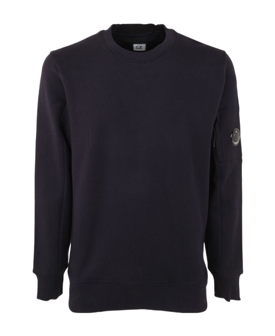 C.p. Company Crew-neck Sweatshirt In Black