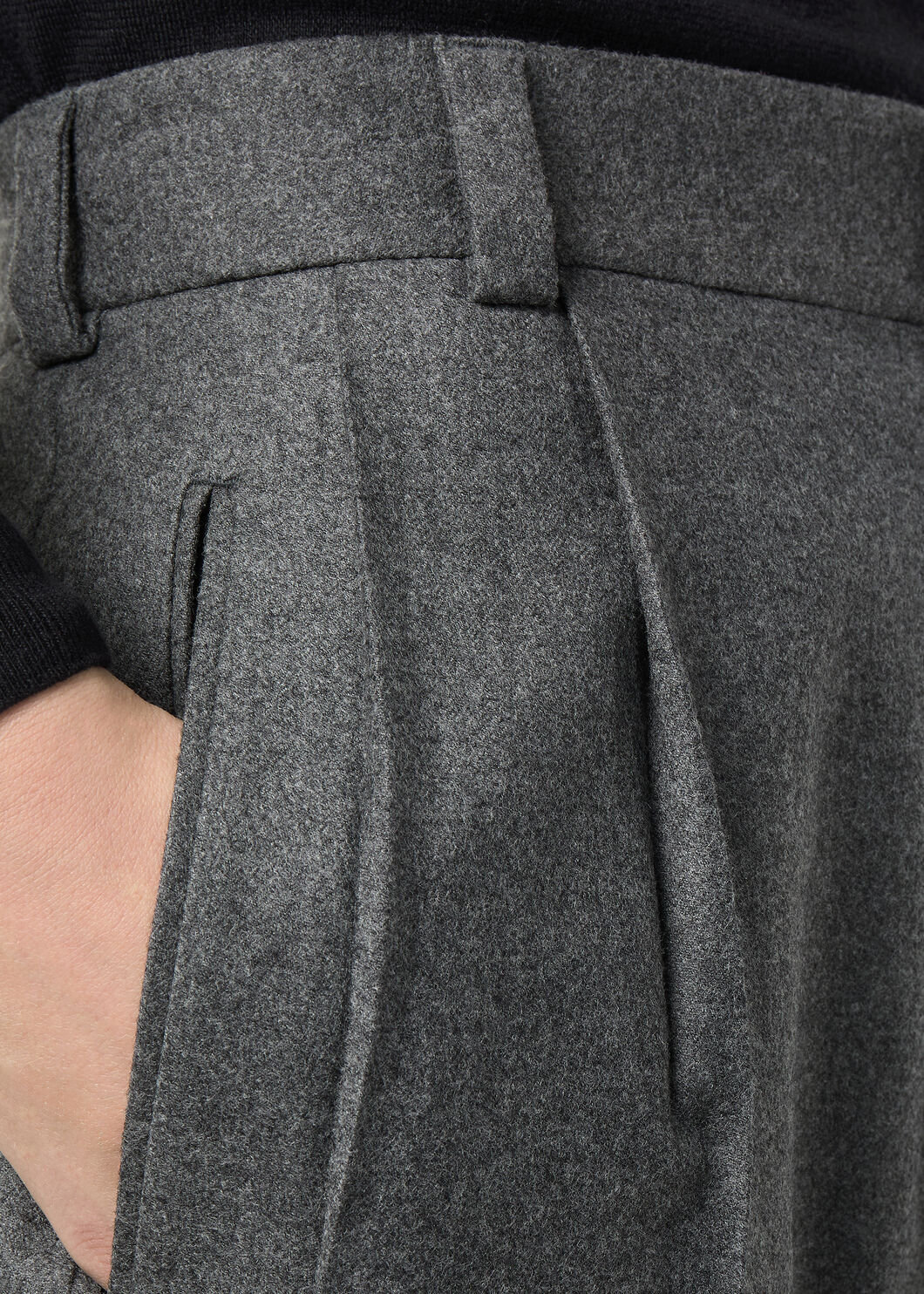 Loro Piana Scott Trousers In Gray