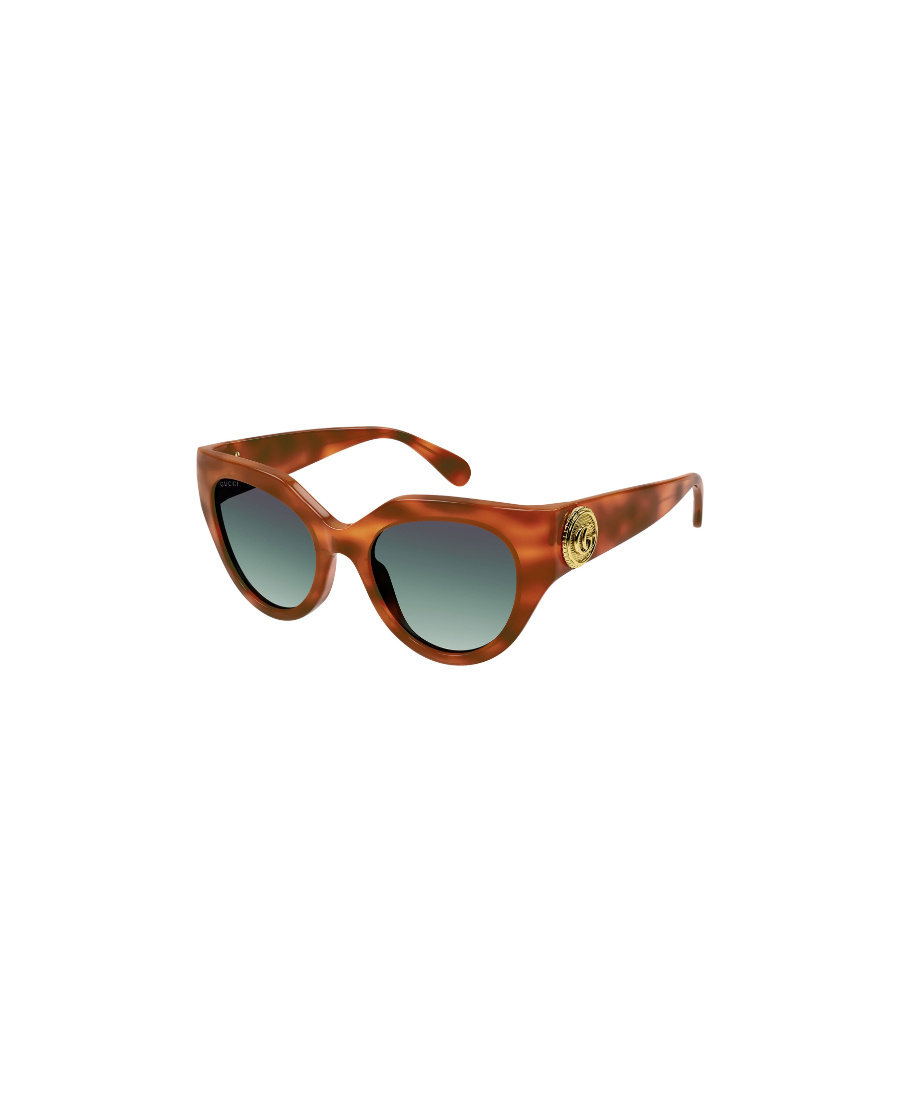 Gucci Eyewear Cat Eye Frame Sunglasses In Brown