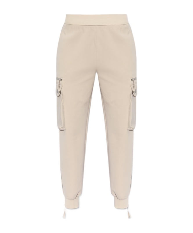 Moose Knuckles Elastic Waist Casual Pants In Nude