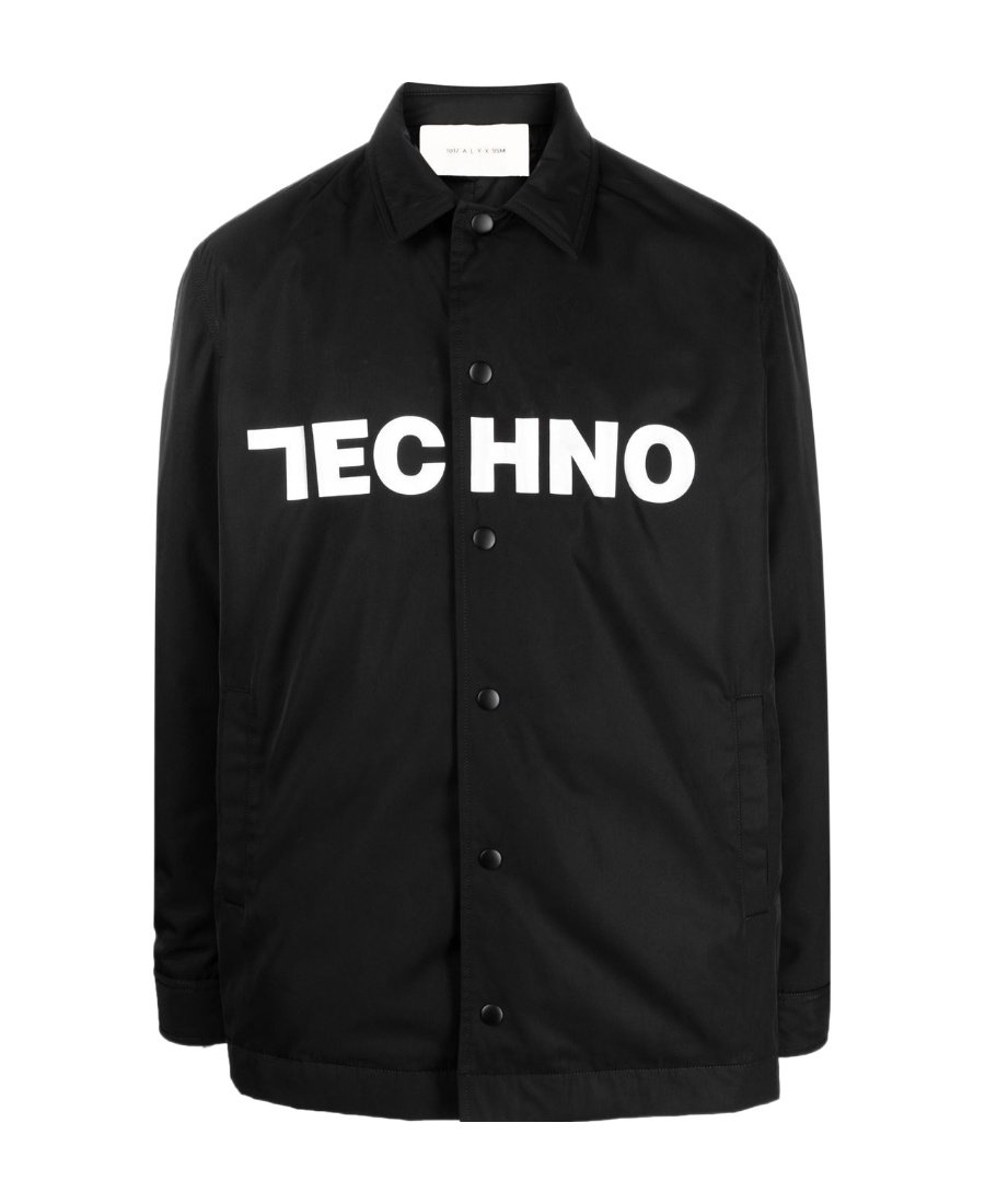 Alyx Long-sleeved Shirt-style Casual Jacket In Black