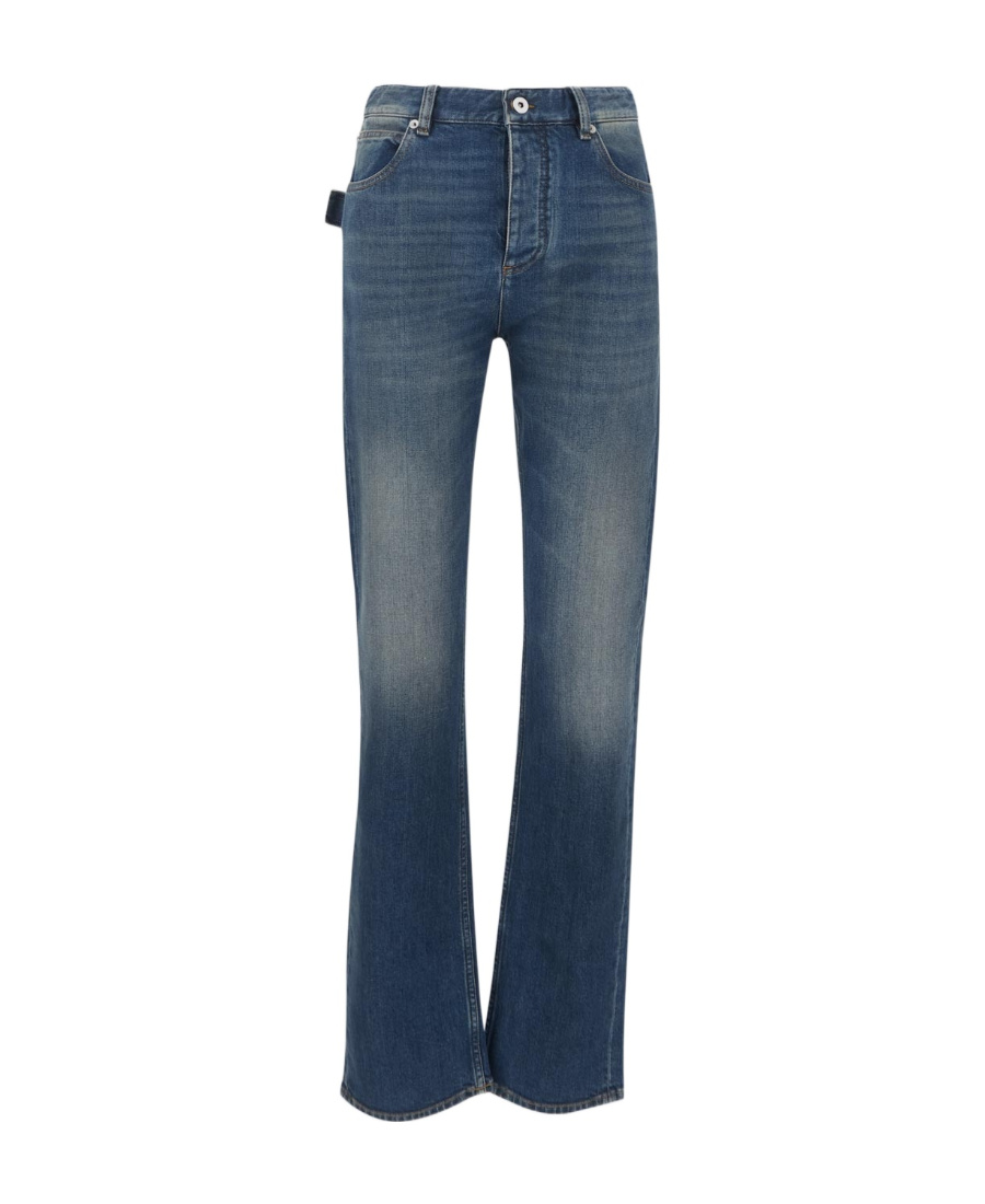 Bottega Veneta Mid-rise Straight-leg Jeans In Blue