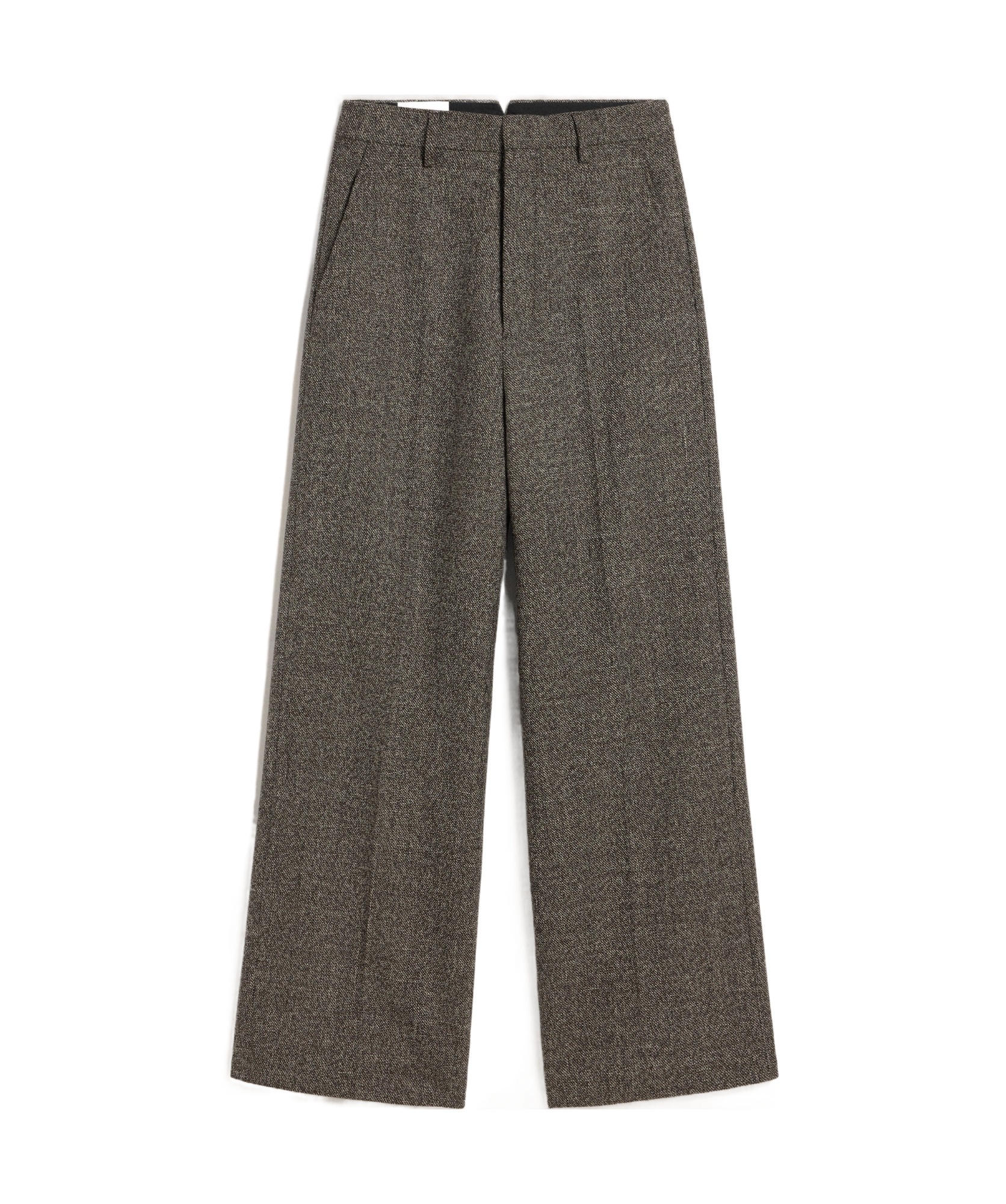 Ami Alexandre Mattiussi Large Fit Trousers Brown In Green
