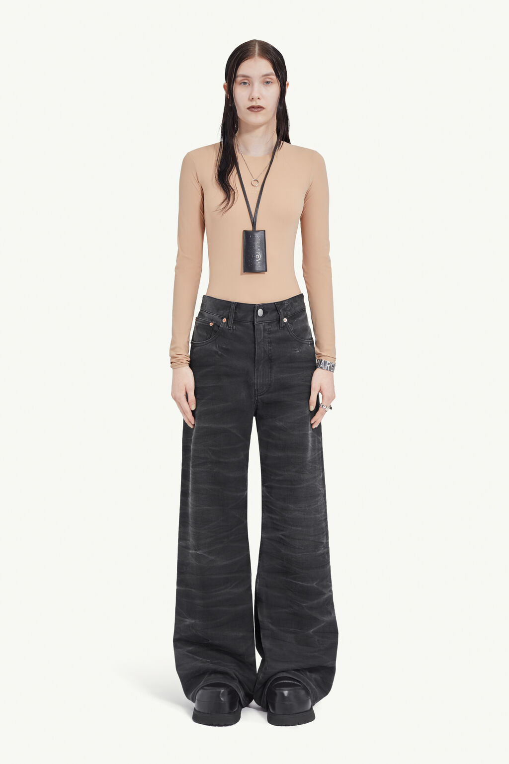 MM6 MAISON MARGIELA OVERSIZED CREASE JEANS