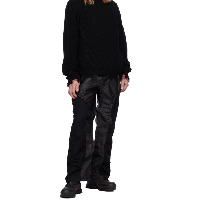 Andersson Bell Flight Mix Trousers In Black