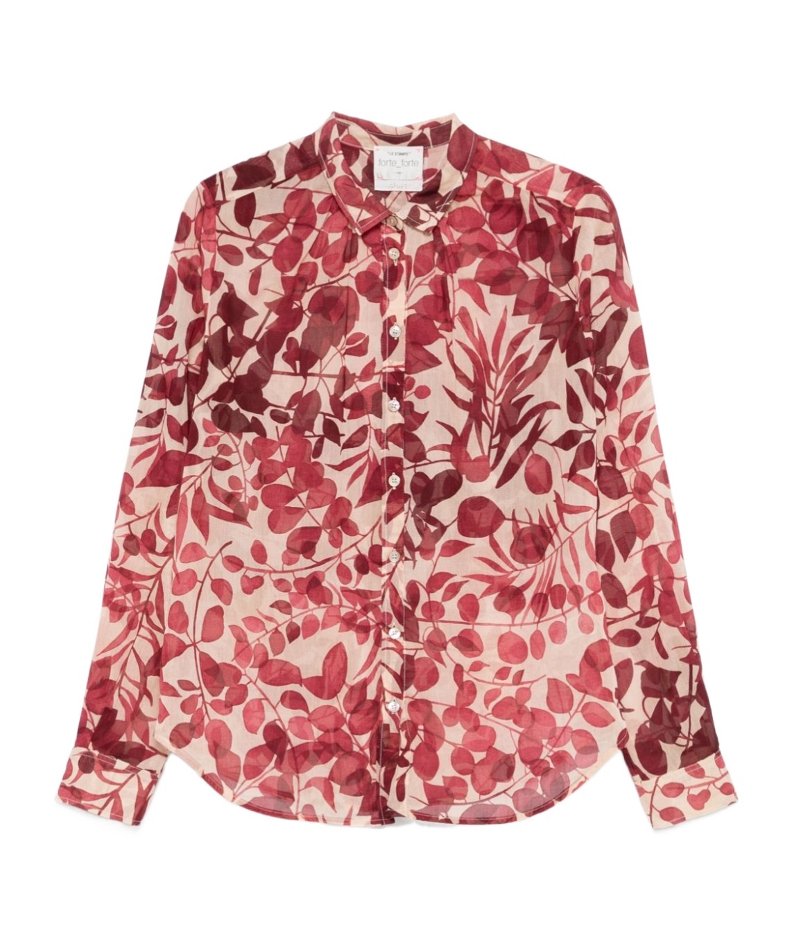 Shop Forte Forte Printed Shirt In Pink